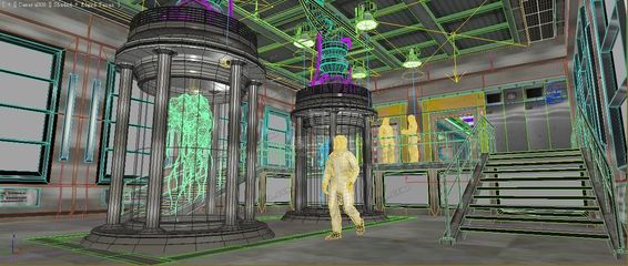 科學(xué)實(shí)驗(yàn)室 生物研究所 病毒隔離室 防護(hù)服 消毒室-CG模型網(wǎng)(cgmodel)-專注CG模型